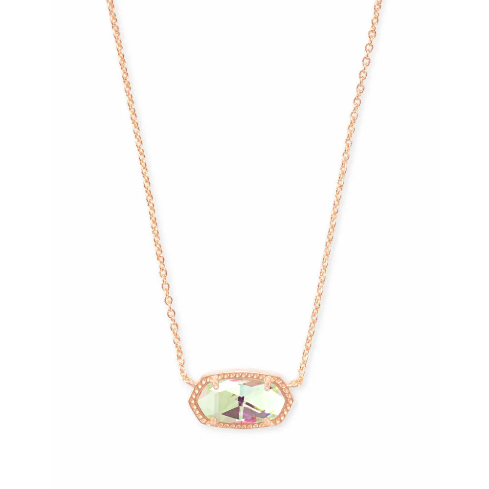 Kendra Scott Elisa Pendant Necklace in Dichroic Glass