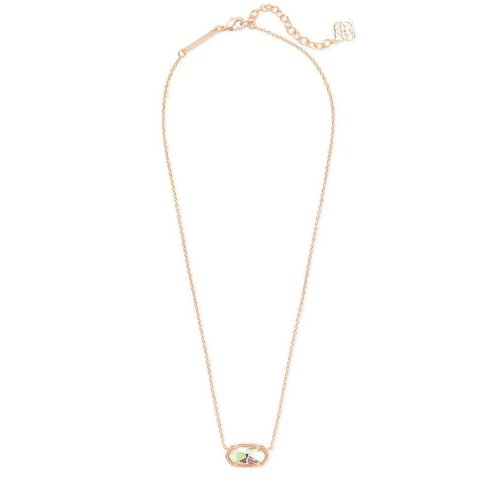 Kendra Scott Elisa Pendant Necklace in Dichroic Glass