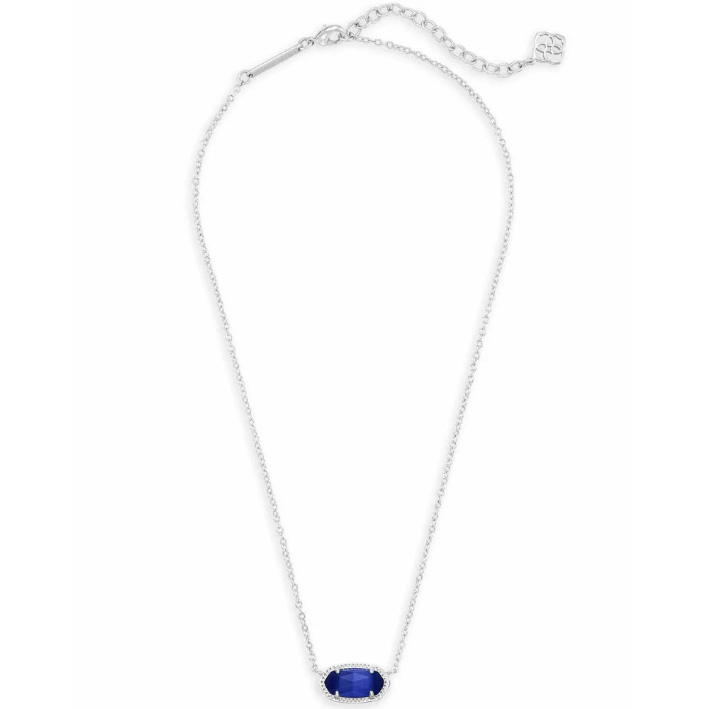 Kendra Scott Elisa Pendant Necklace in Cobalt Cats Eye