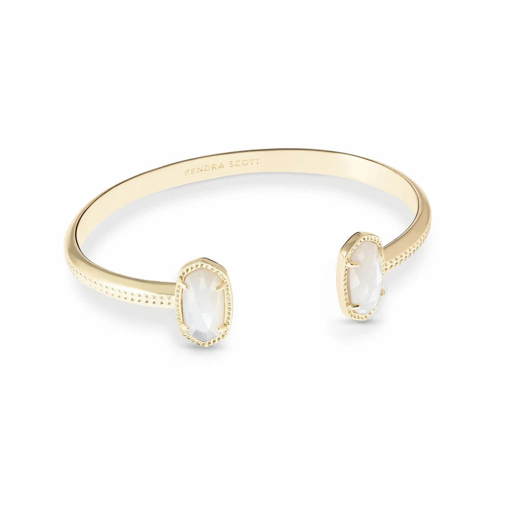 Kendra Scott Elton Cuff Bracelet in Ivory Mother-of-Pearl