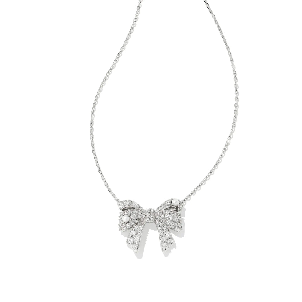 Kendra Scott Krista Bow Short Pendant Necklace