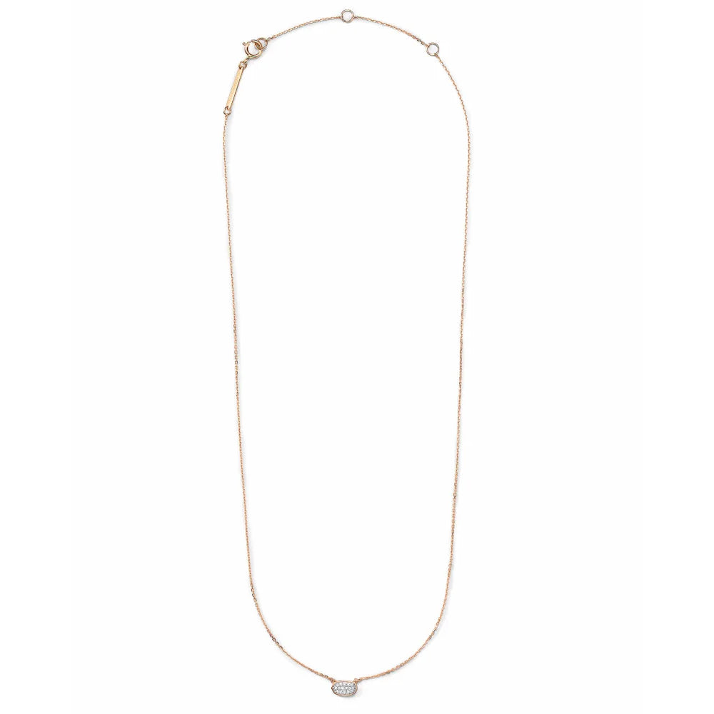 Kendra Scott Marisa 14k Gold Pendant Necklace in White Diamond