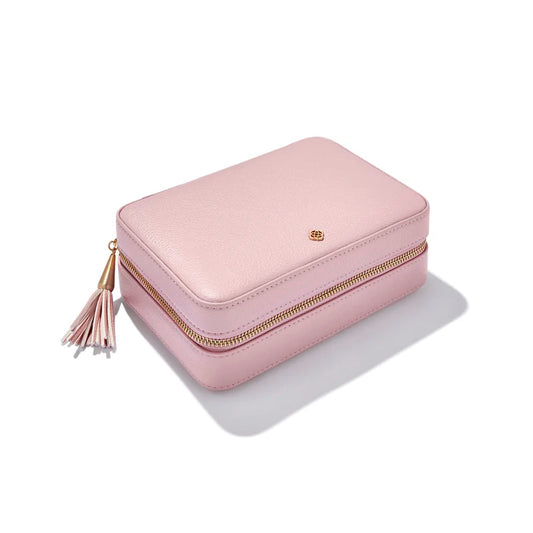 Kendra Scott Medium Zip Jewelry Case - Blush Pink