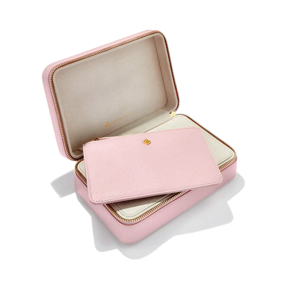 Kendra Scott Medium Zip Jewelry Case - Blush Pink