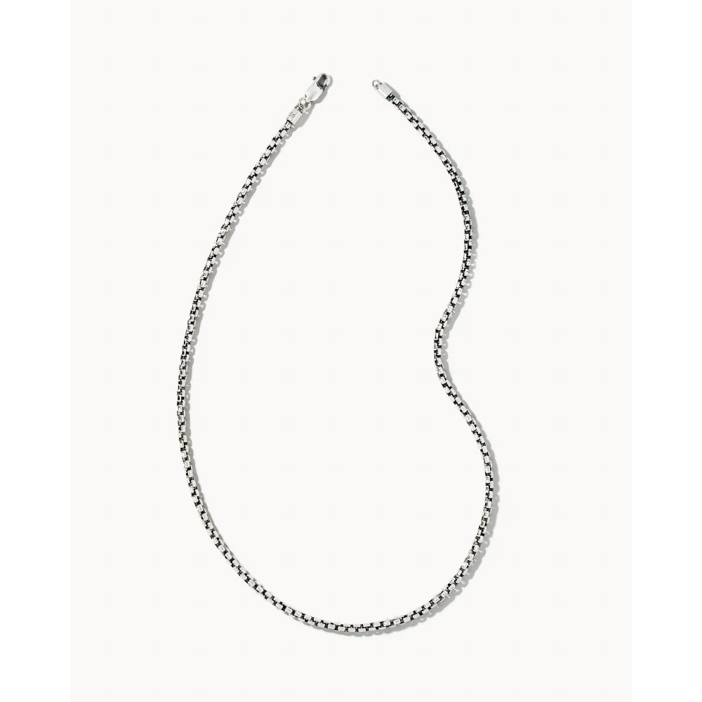 Scott Bros. Beck Round Box Chain Necklace