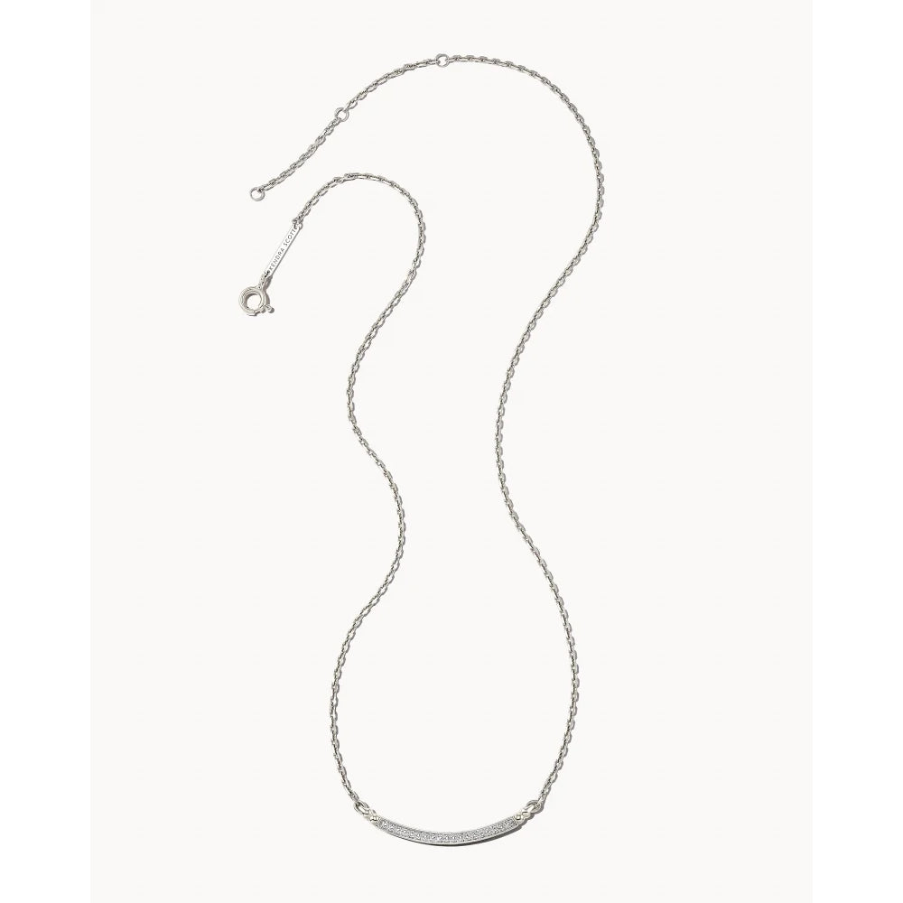 Kendra Scott Ott 14k Gold Pendant Necklace in White Diamond