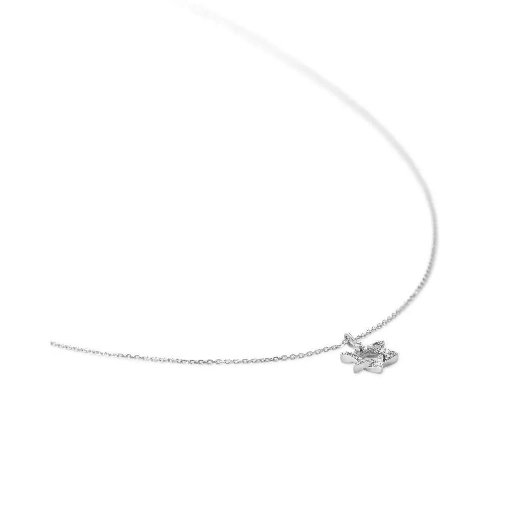 Kendra Scott Star of David 14k Gold Pendant Necklace in White Diamond