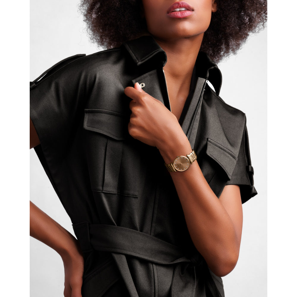 Longines La Grande 29mm Rose-Tone Quartz Watch