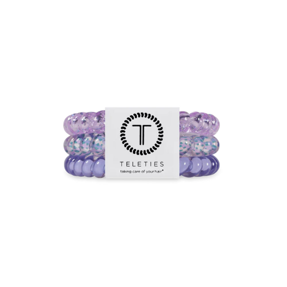 TELETIES Lavender Mist Spiral Hair Coils