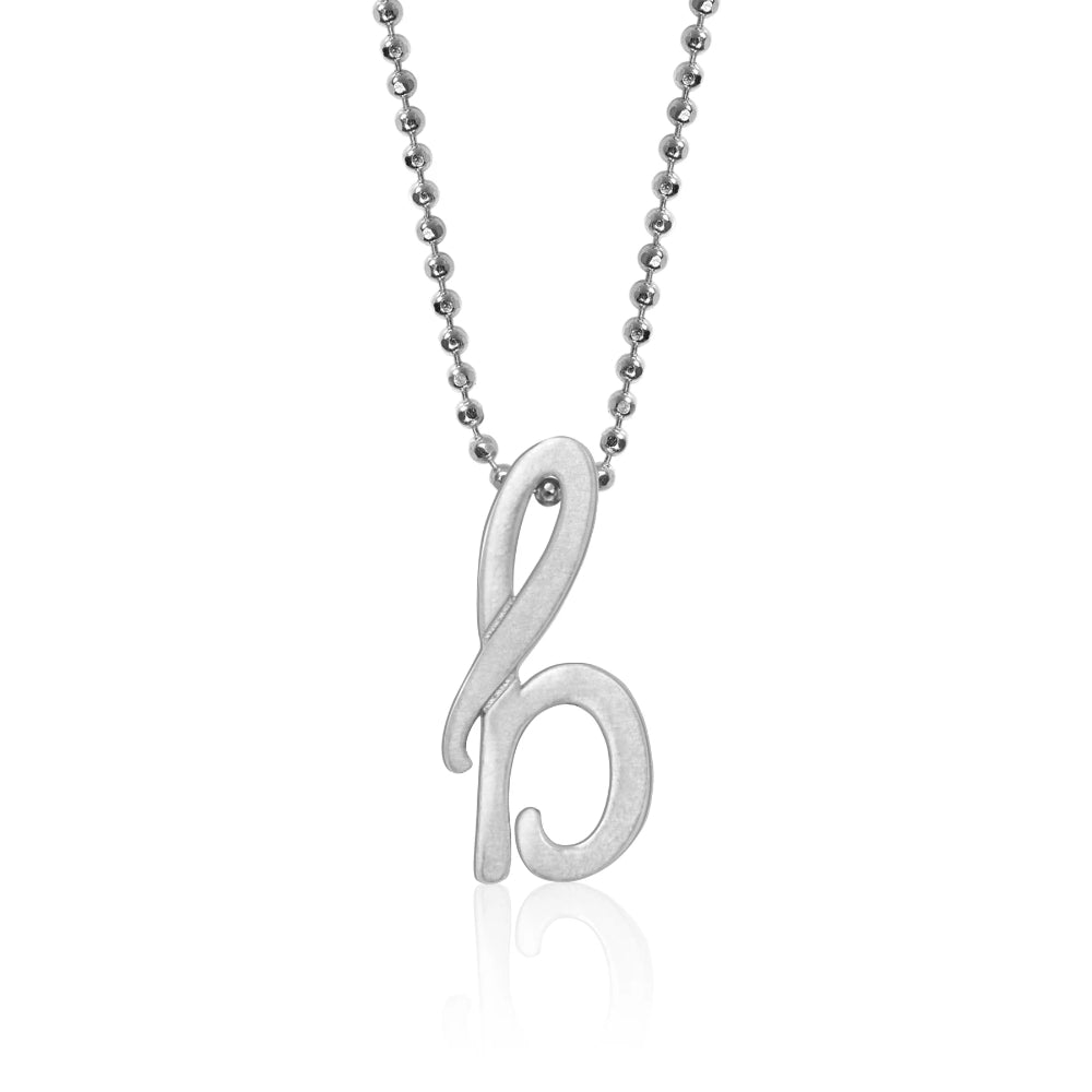Alex Woo Little Autograph Pendant in Sterling Silver