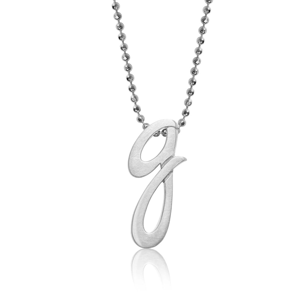 Alex Woo Little Autograph Pendant in Sterling Silver