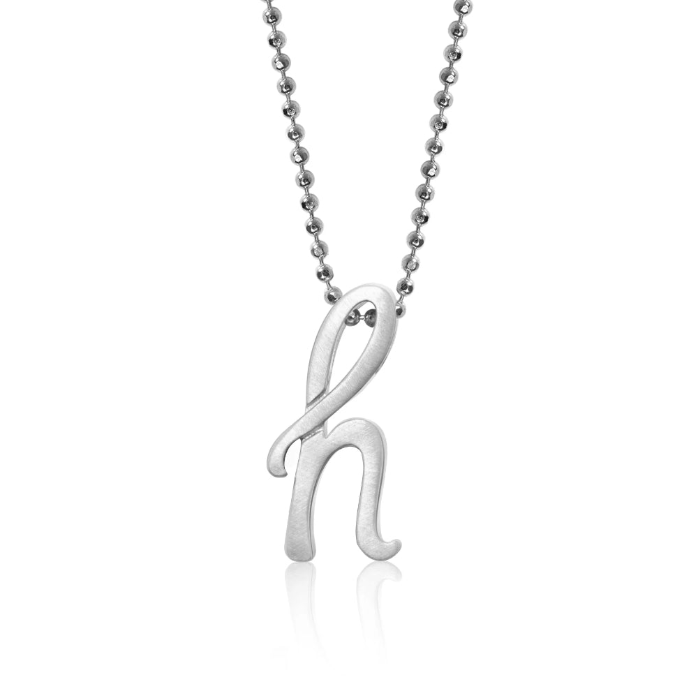 Alex Woo Little Autograph Pendant in Sterling Silver