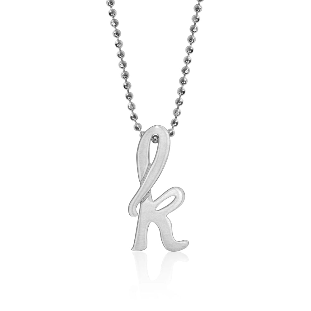 Alex Woo Little Autograph Pendant in Sterling Silver