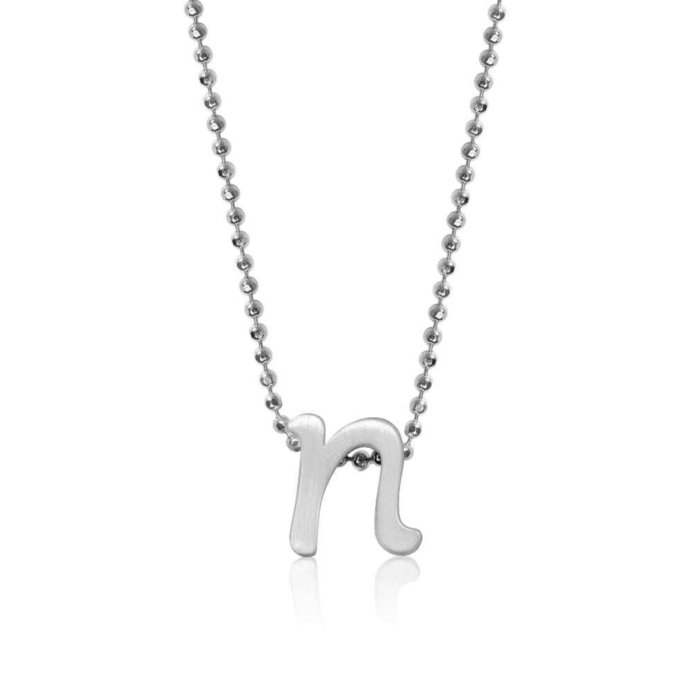 Alex Woo Little Autograph Pendant in Sterling Silver
