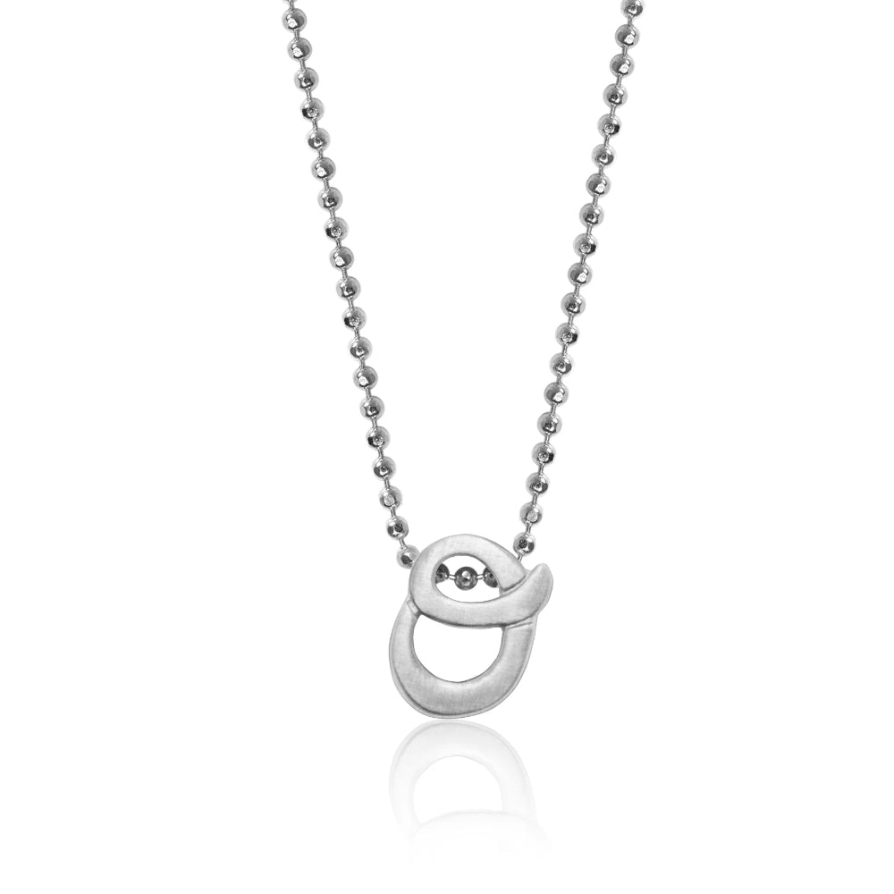 Alex Woo Little Autograph Pendant in Sterling Silver