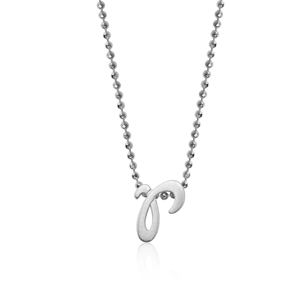 Alex Woo Little Autograph Pendant in Sterling Silver