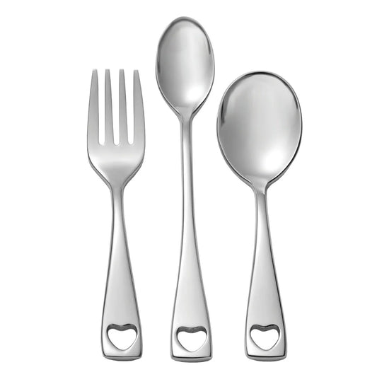 Oneida Little Love 3 Piece Fine Flatware Baby Set
