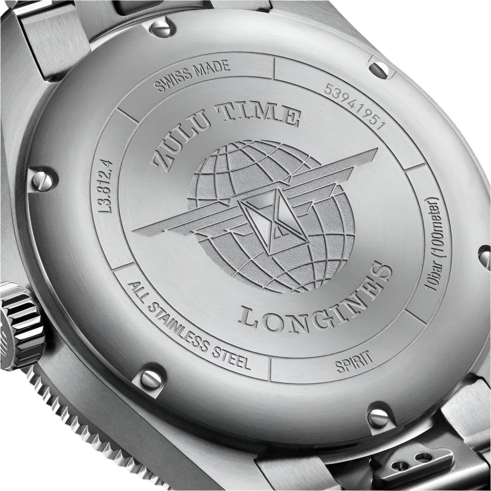 Longines Spirit Zulu Time 42mm Automatic Watch