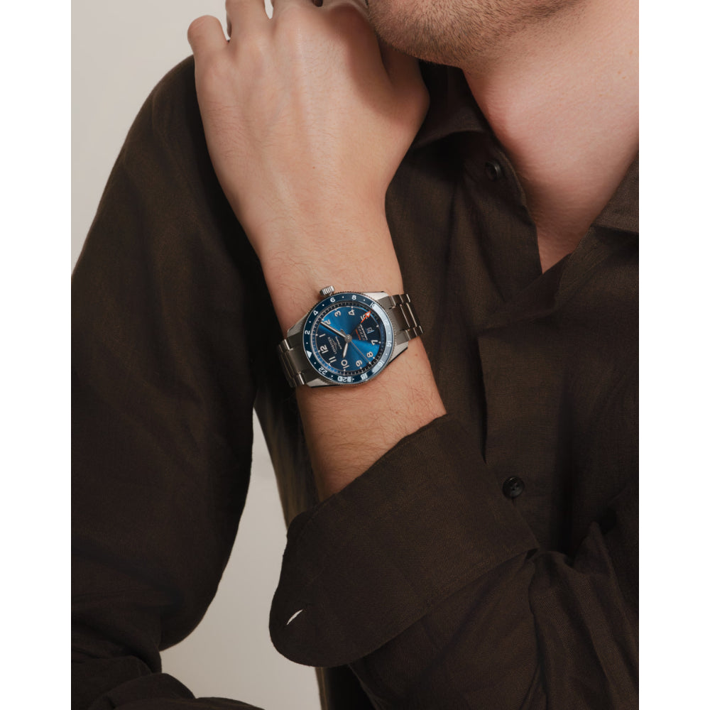 Longines Spirit Zulu Time 42mm Automatic Watch