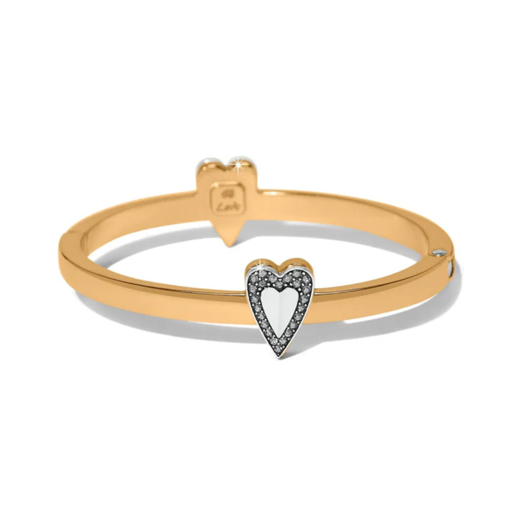 Brighton Love Messages B Bold Hinged Bangle
