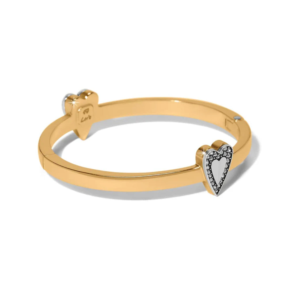 Brighton Love Messages B Bold Hinged Bangle