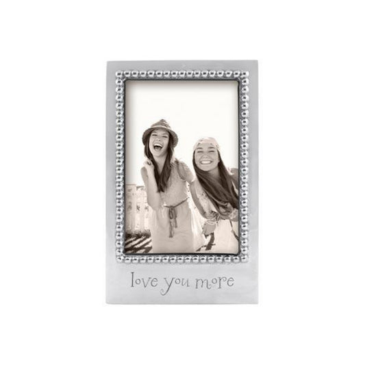 Mariposa Love You more Beaded Frame - 4x6