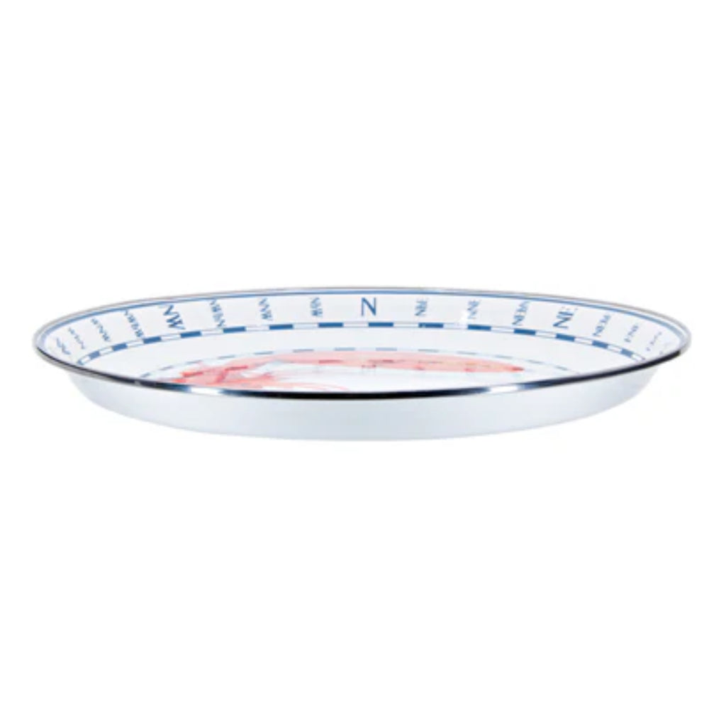 Golden Rabbit Enamelware Lobster Tray - Thumbnail 3