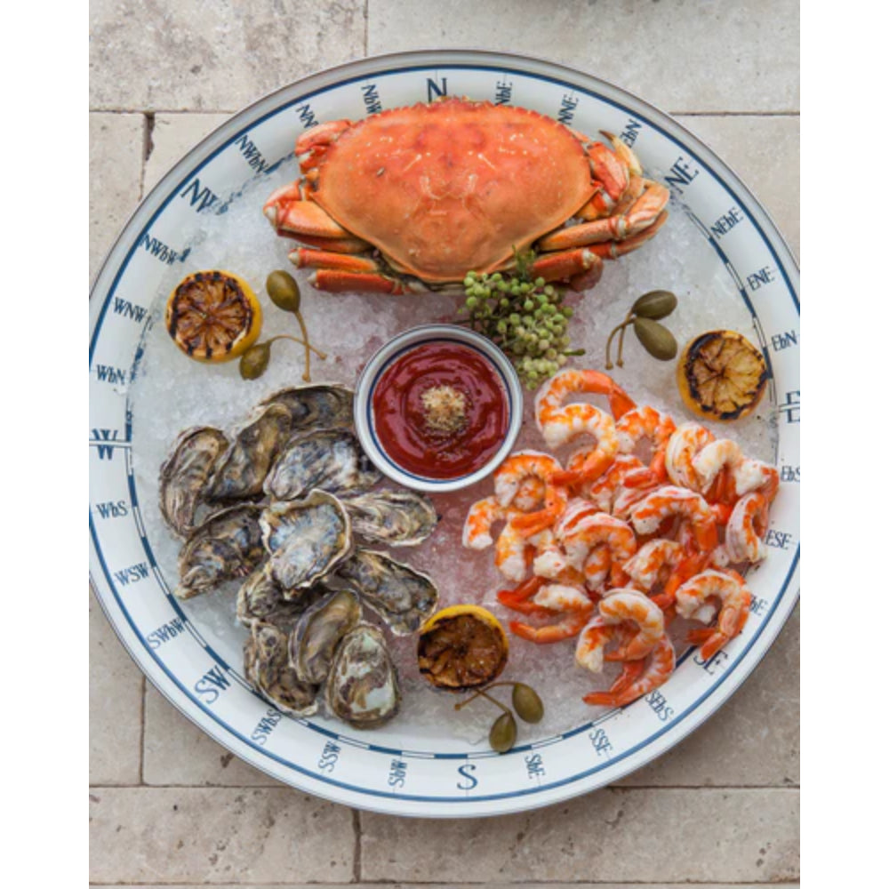 Golden Rabbit Enamelware Lobster Tray