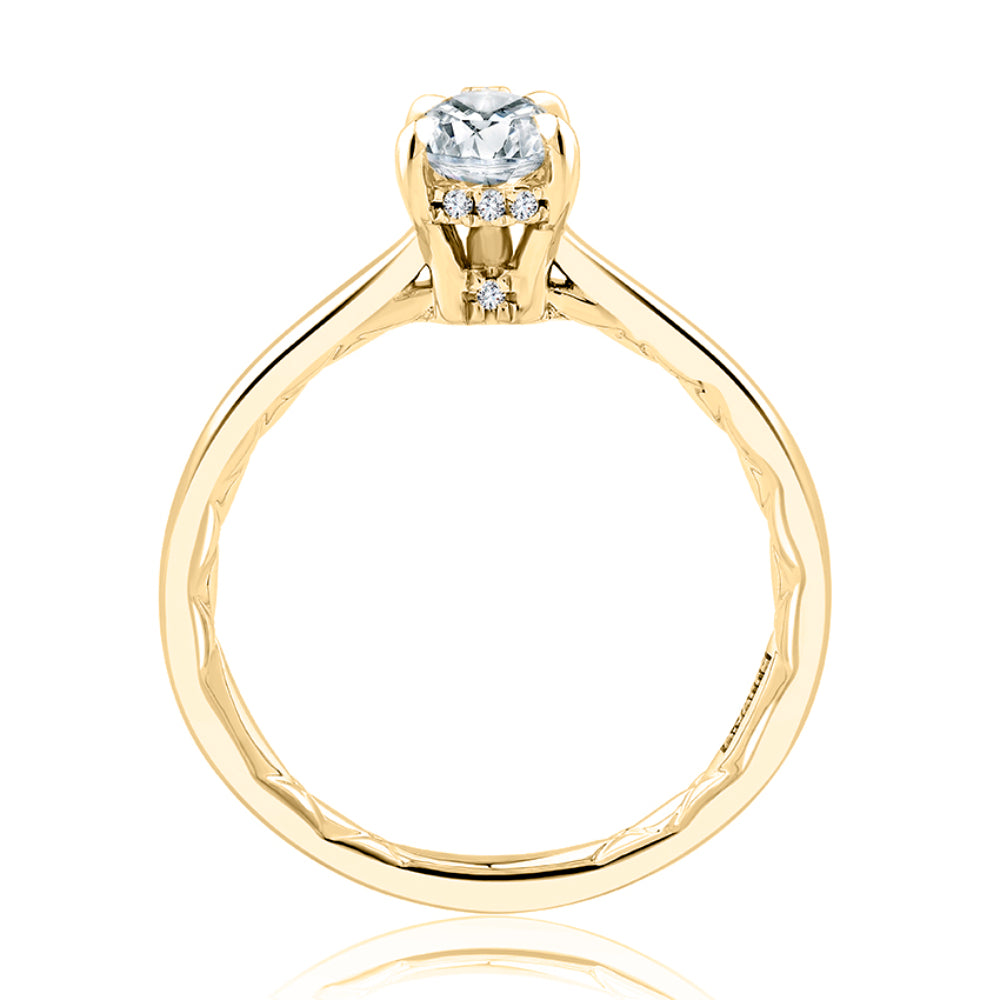 A. Jaffe 14k Pear-Cut Solitaire Diamond Engagement Ring