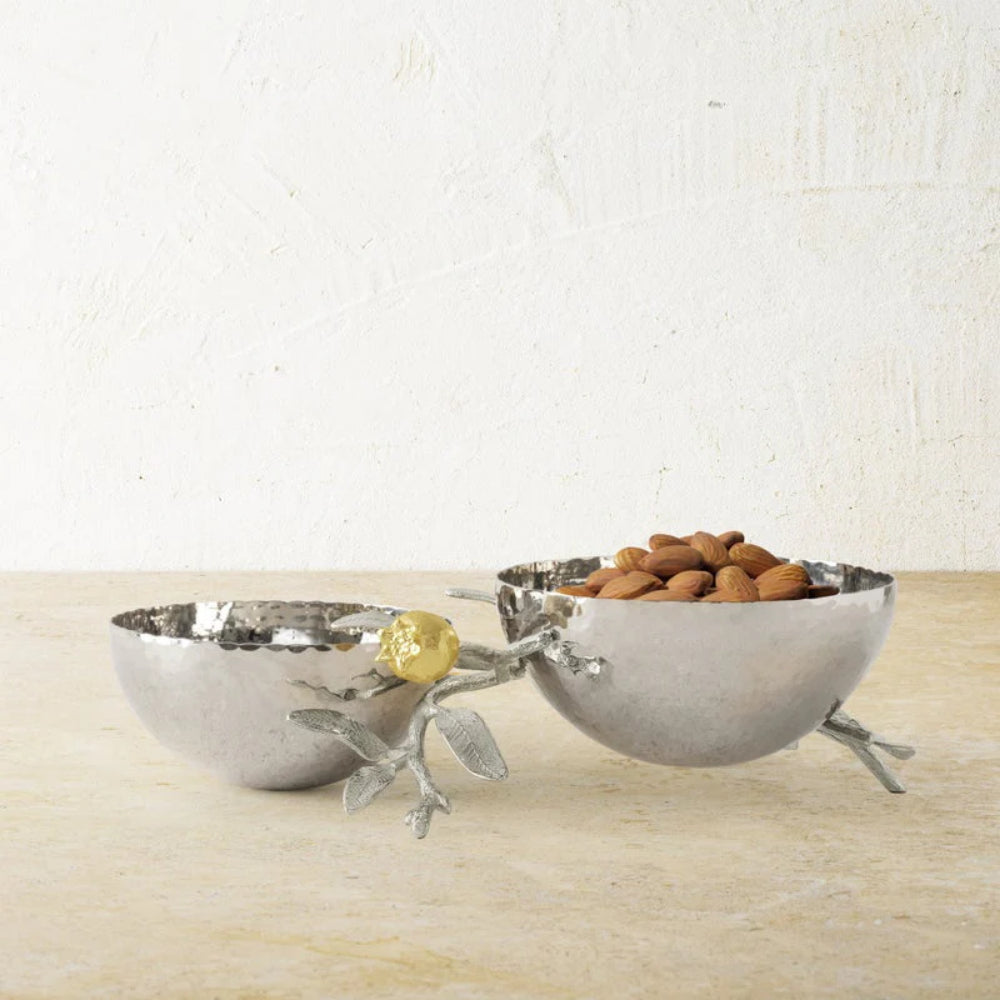 Michael Aram Pomegranate Silver & Gold Double Bowl – Smyth Jewelers