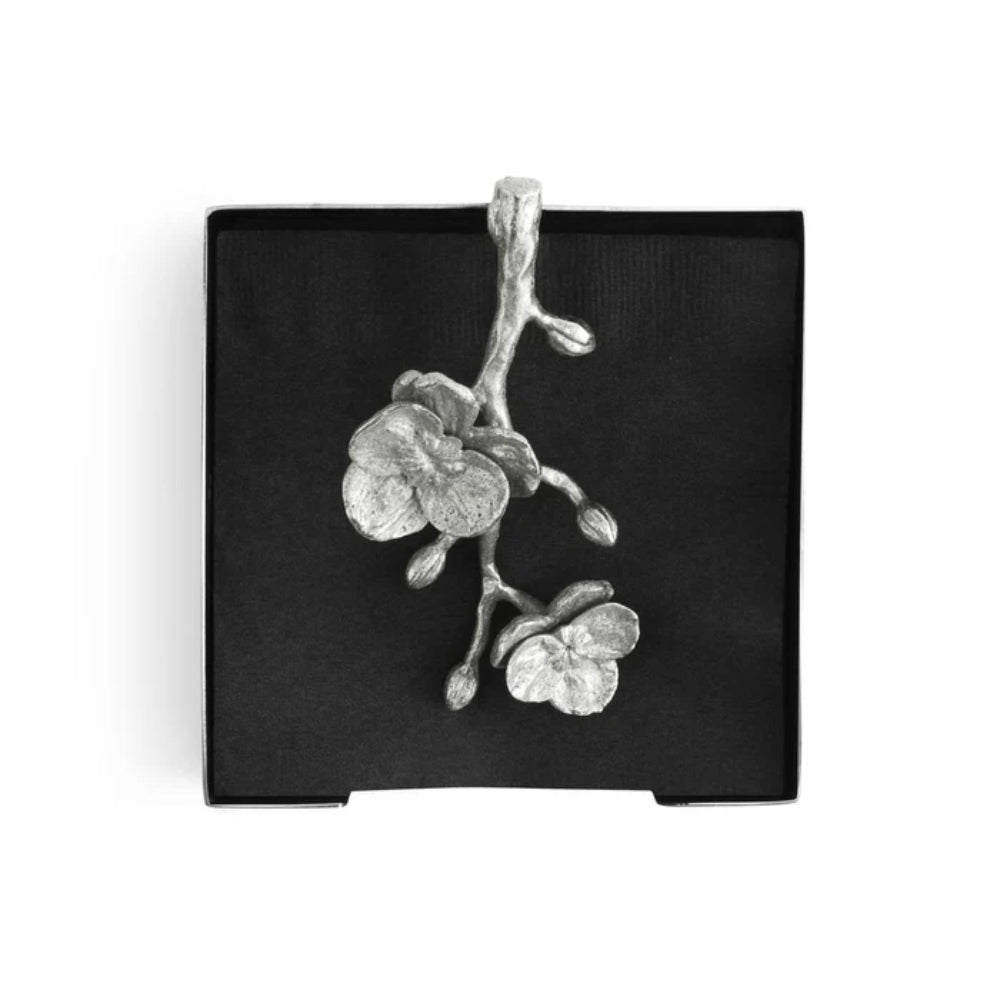 Michael Aram White Orchid Cocktail Napkin Holder