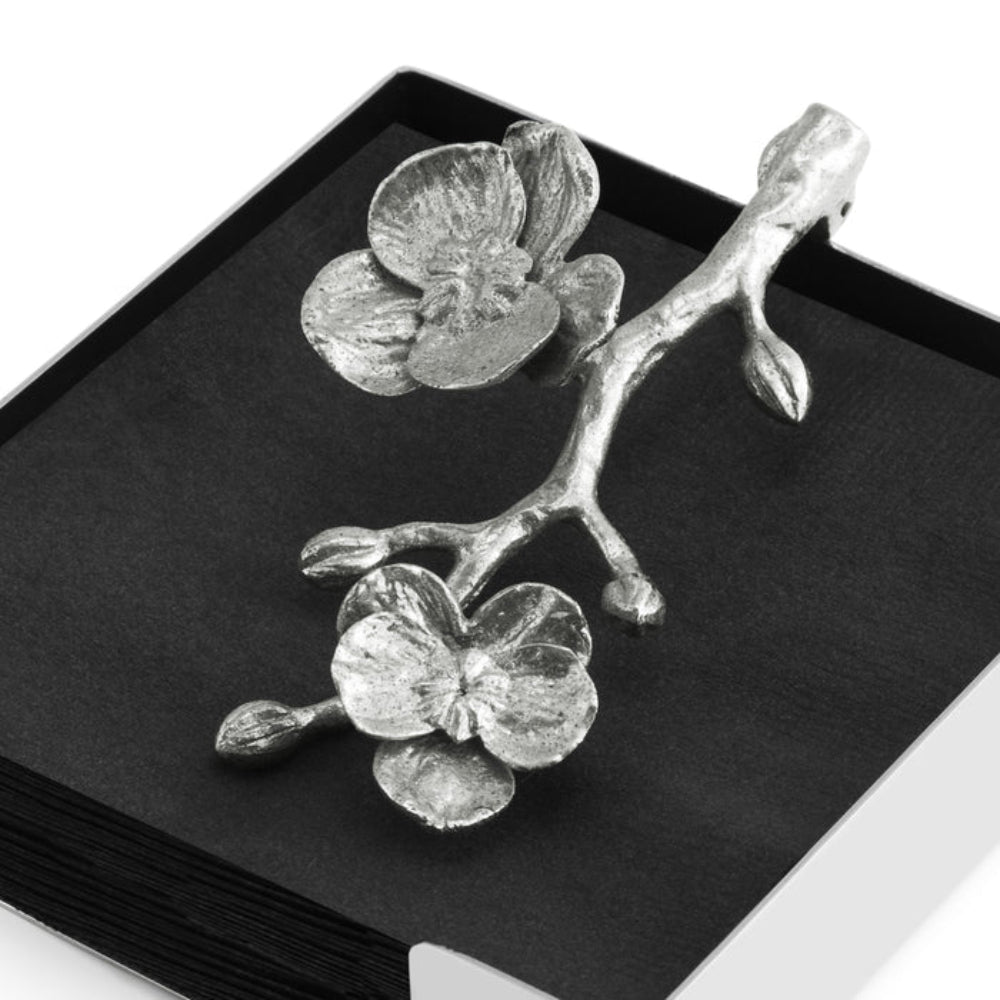 Michael Aram White Orchid Cocktail Napkin Holder