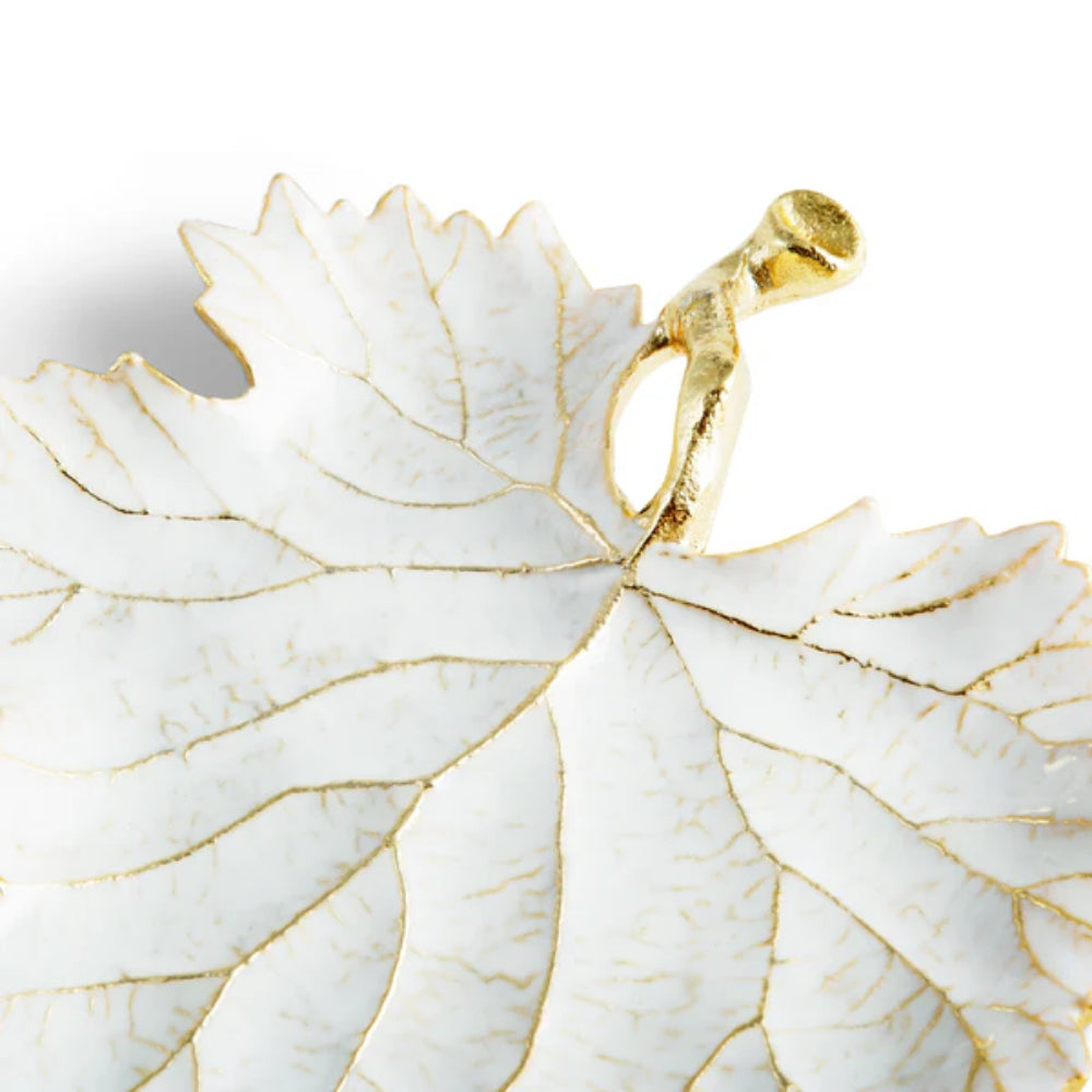 Michael Aram Winter Leaves Grape Leaf Dish