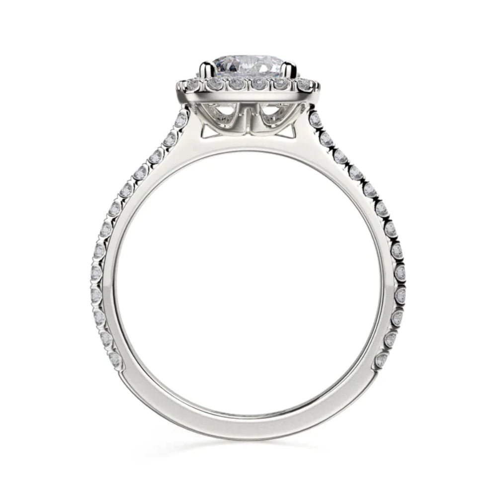 Michael M Round Diamond Engagement Ring