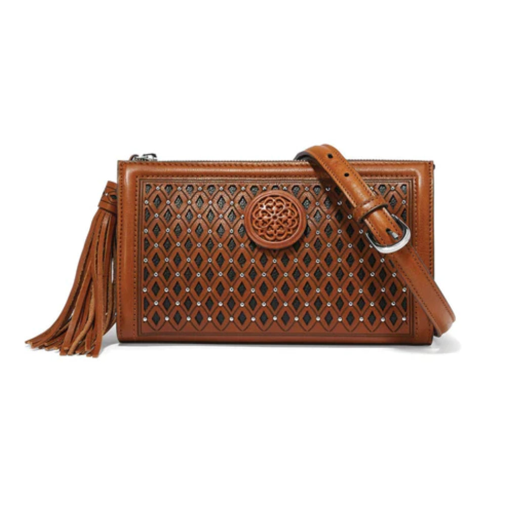 Brighton Michela Cross Body Bag - Russet