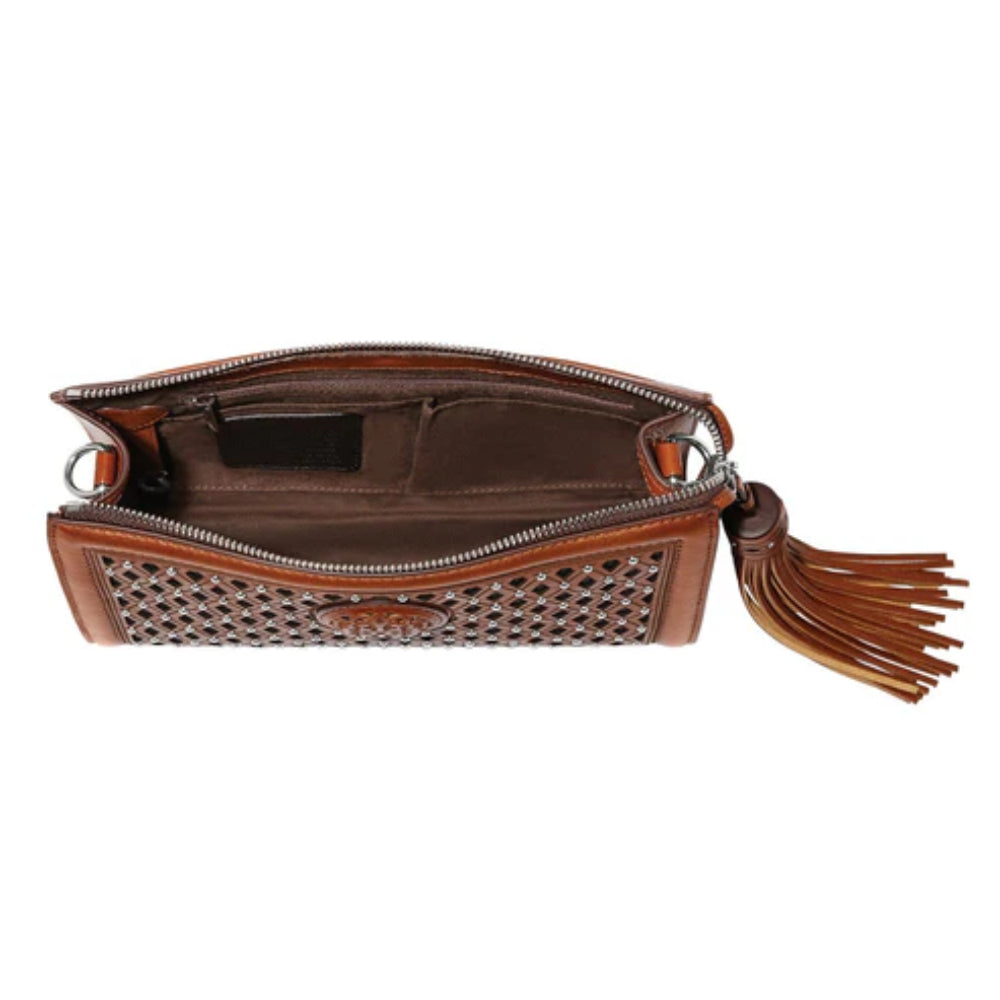 Brighton Michela Cross Body Bag - Russet