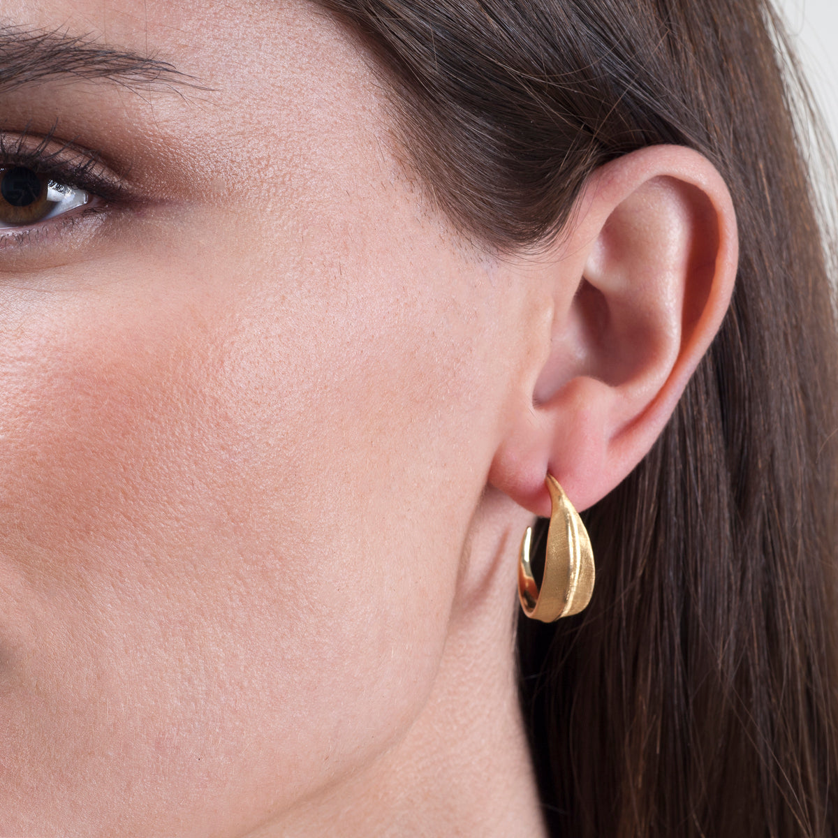 Jorge Revilla Forest Collection Gold-Tone Hoop Earrings