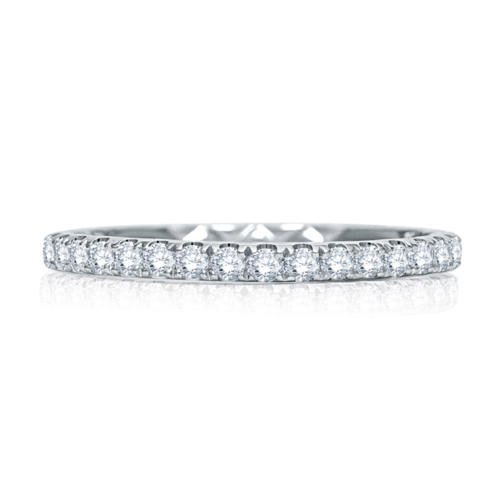 A. Jaffe Statement Quilted Wedding Band