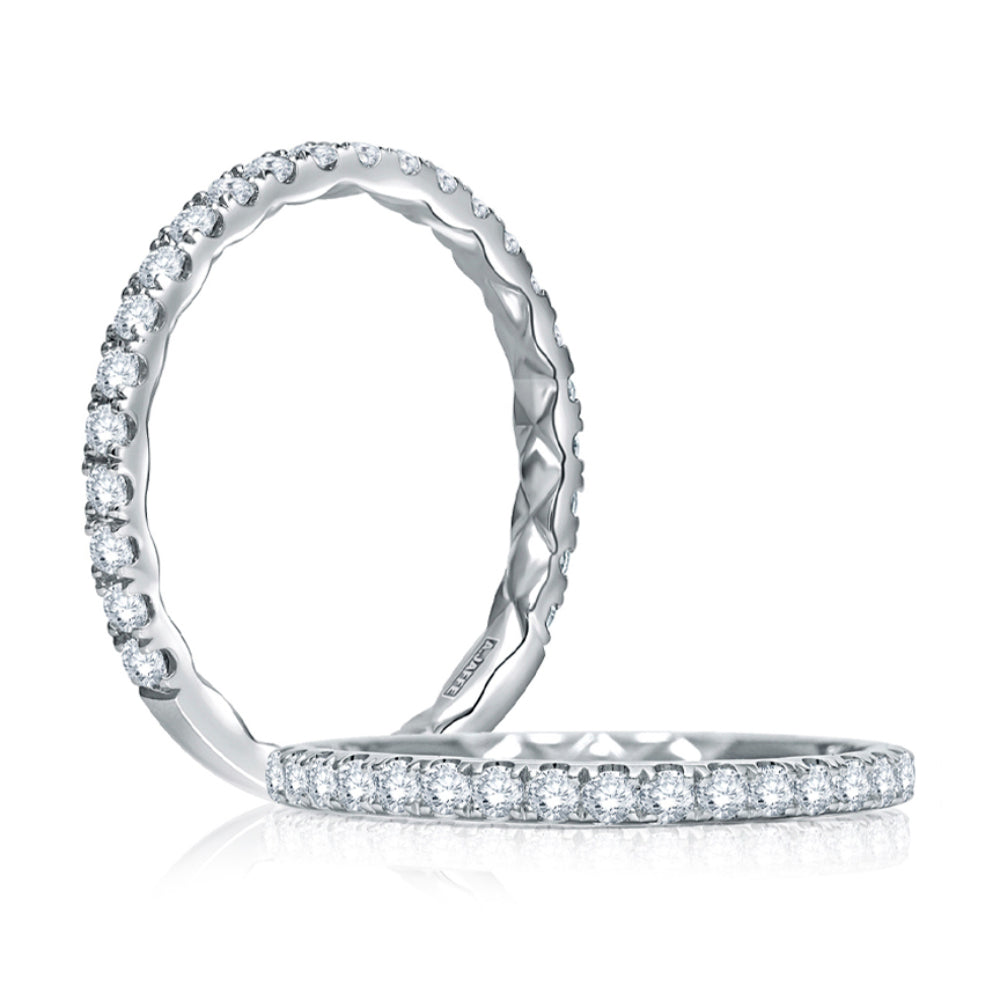 A. Jaffe Statement Quilted Wedding Band