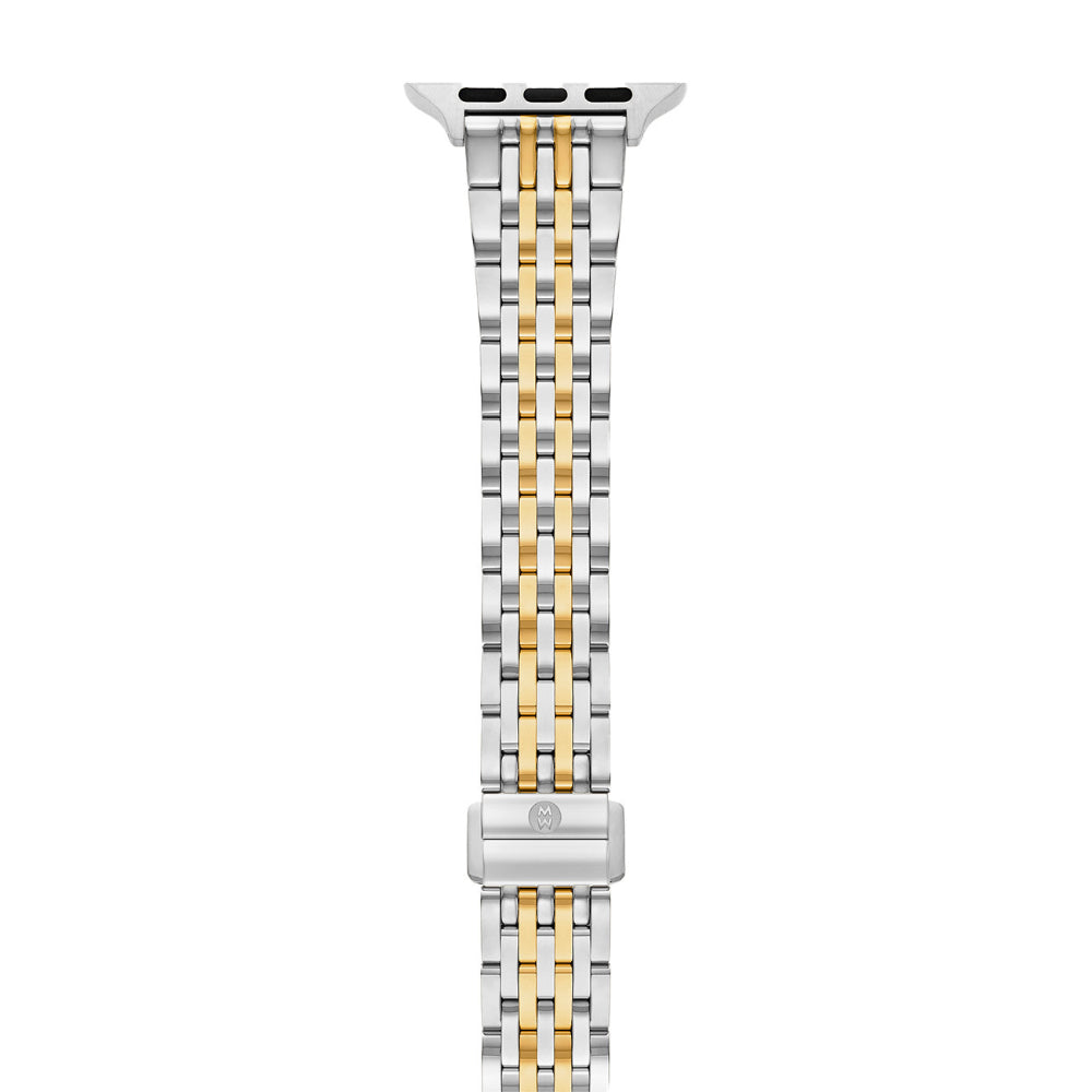 Michele 18mm Two-Tone 7-Link Watch Bracelet
