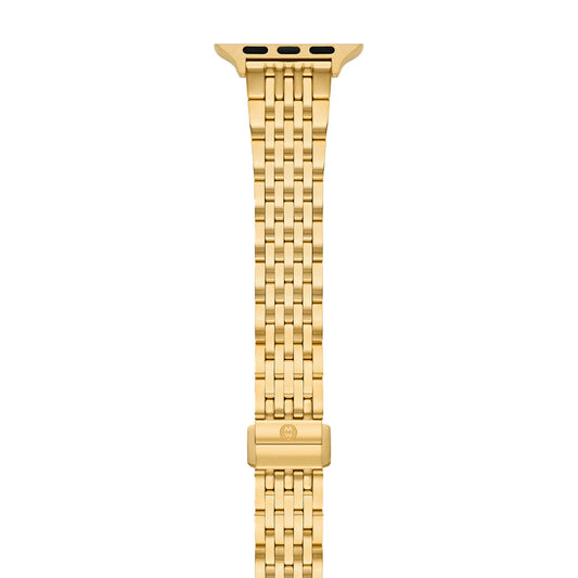 Michele 18mm Gold-Tone 7-Link Watch Bracelet
