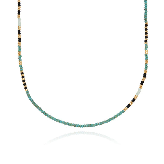 Anna Beck Mixed Bead Necklace, 42"