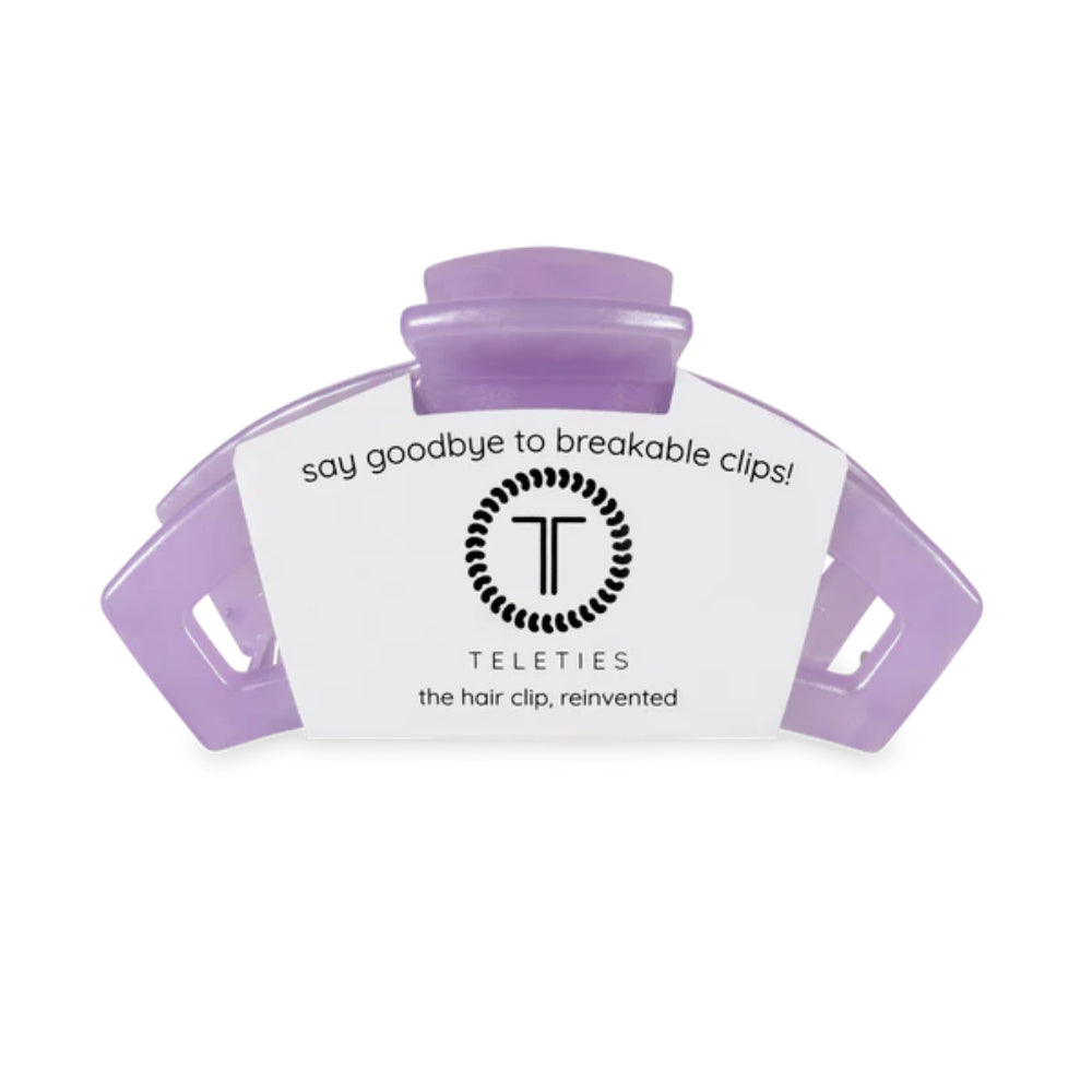 TELETIES Open Hair Clip - Lavender Mist
