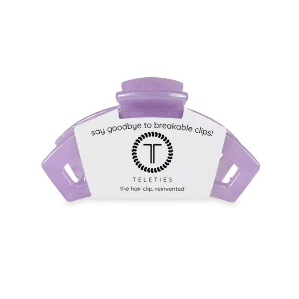 TELETIES Open Hair Clip - Lavender Mist