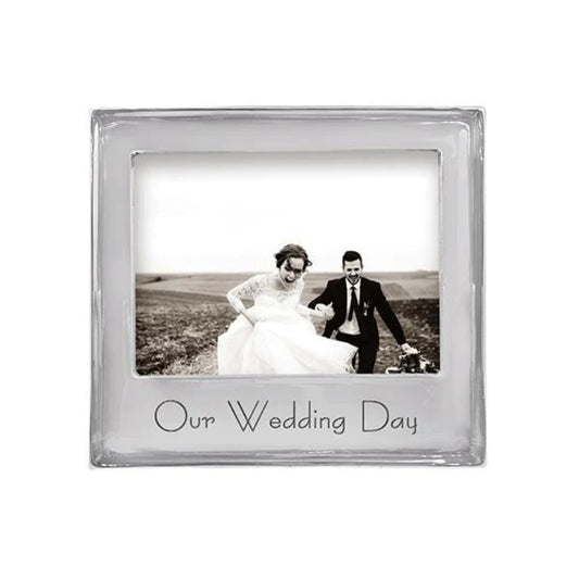 Mariposa Our Wedding Day Signature Frame - 5x7
