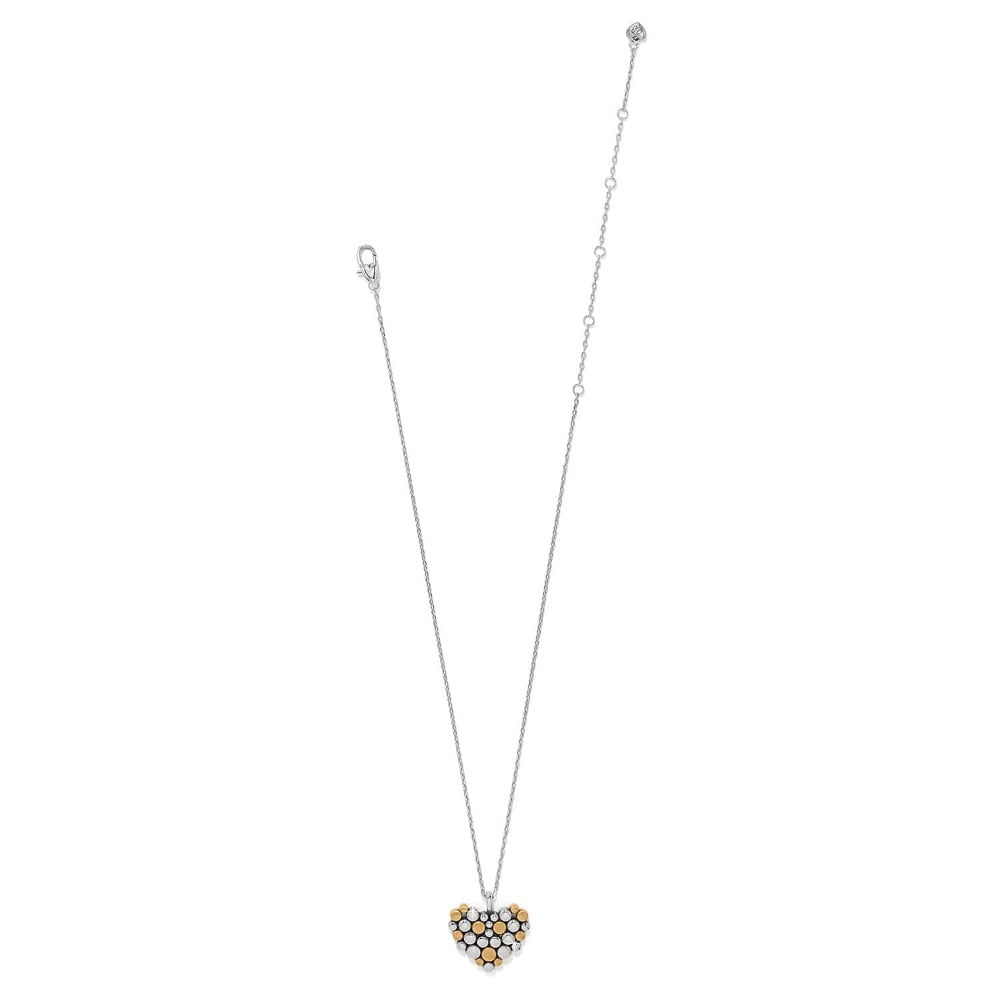 Brighton Pebble Edge Heart Necklace