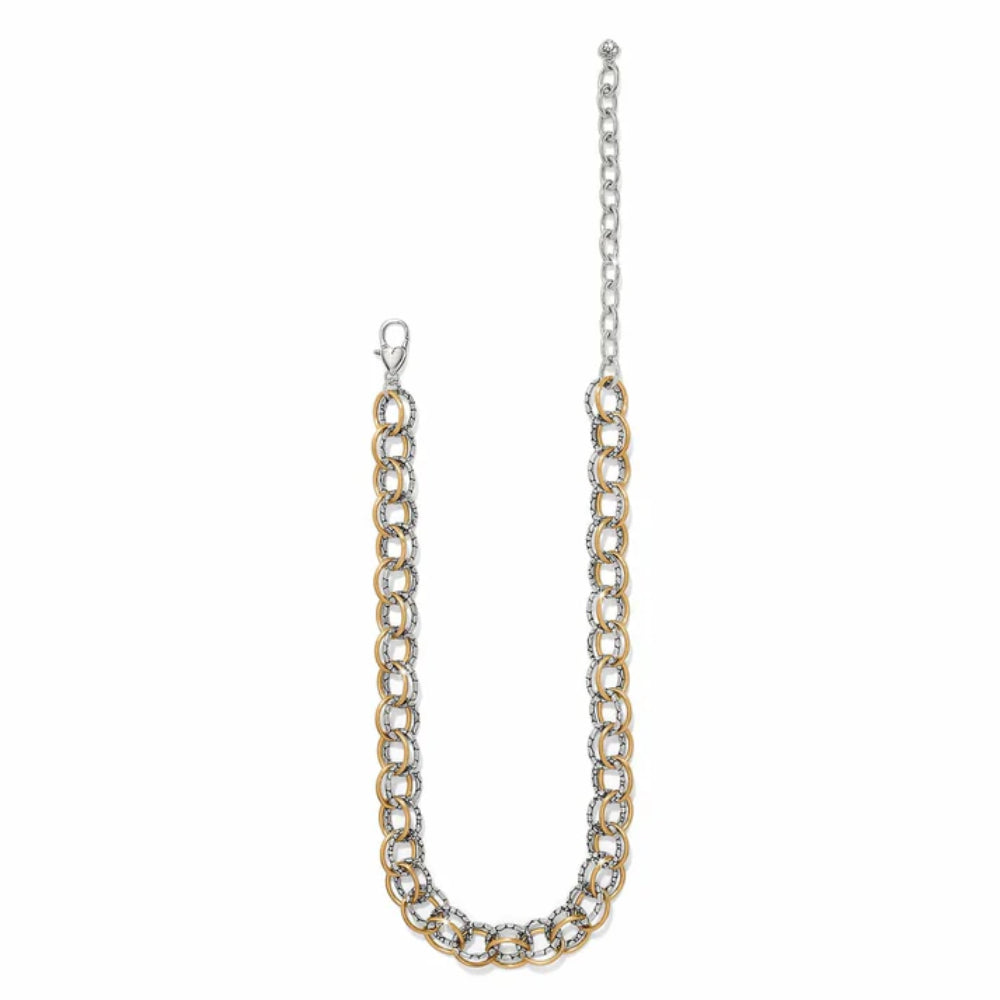 Brighton Pebble Link Two Tone Necklace