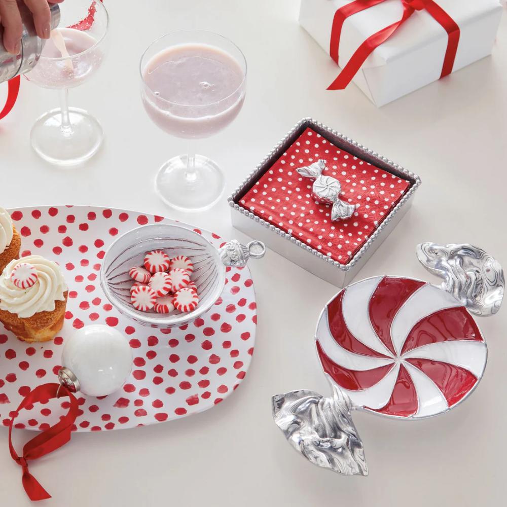 Mariposa Peppermint Candy Dish