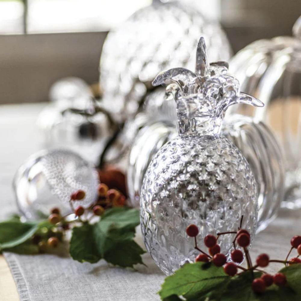 Simon Pearce Glass Pineapple