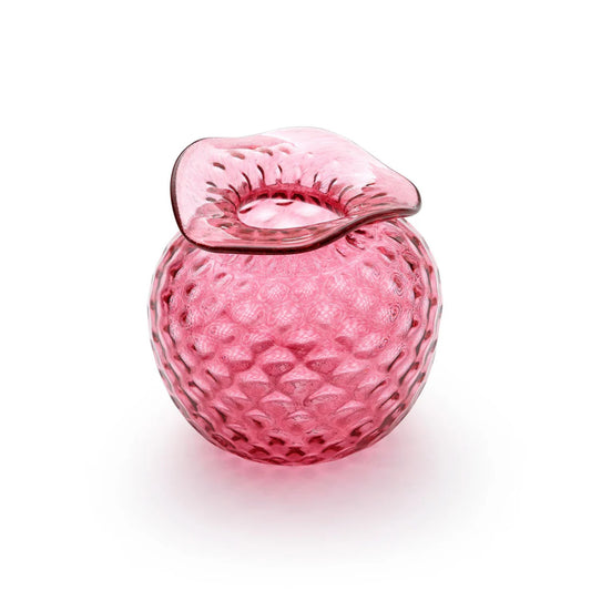 Mariposa Pink Pineapple Texture Bud Vase